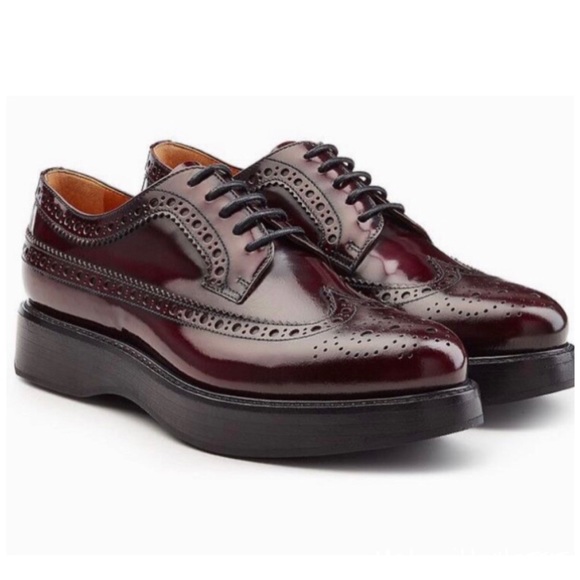 Church's Shoes - Church’s Opal 25 Women’s Flatform Brogue-EUC